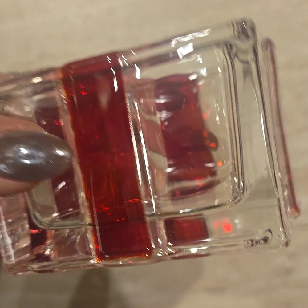 Godinger Gatherings Gorgeous Crystal/Red Ribbon Present Box - Picture 6 of 11